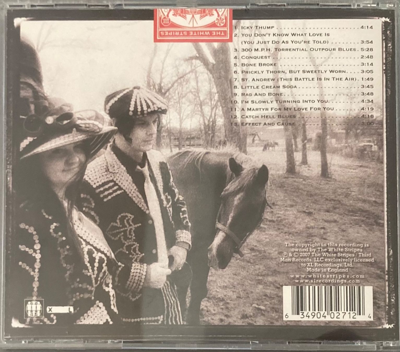 CDs: THE WHITE STRIPES - ICKY THUMP – D'occasion à Poliez-Pittet par Newtown-Records 1
