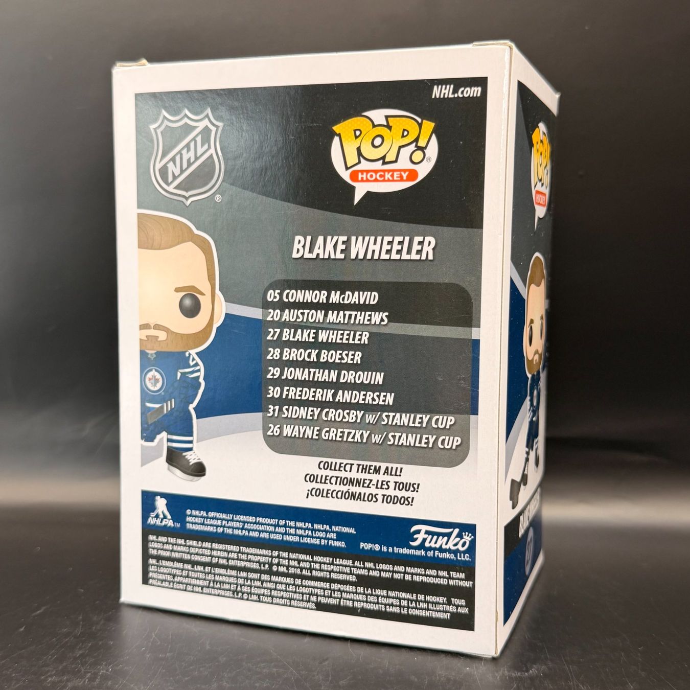 Funko Statuette: Funko Pop! NHL Blake Wheeler 27 – Usato da Düdingen venduto da Nerdworld 1