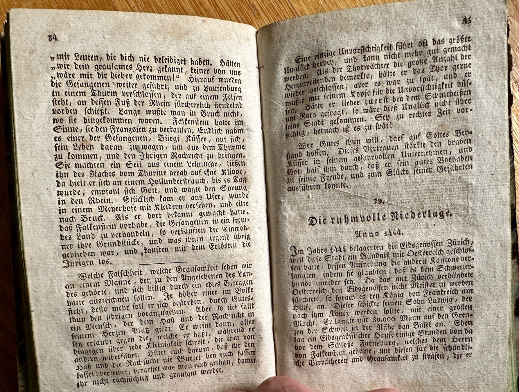 Bücher: Sammlung v. Zügen d. Heldenmuths u. Biedersinns d. Schweizer – Gebraucht aus Zürich von allp 6