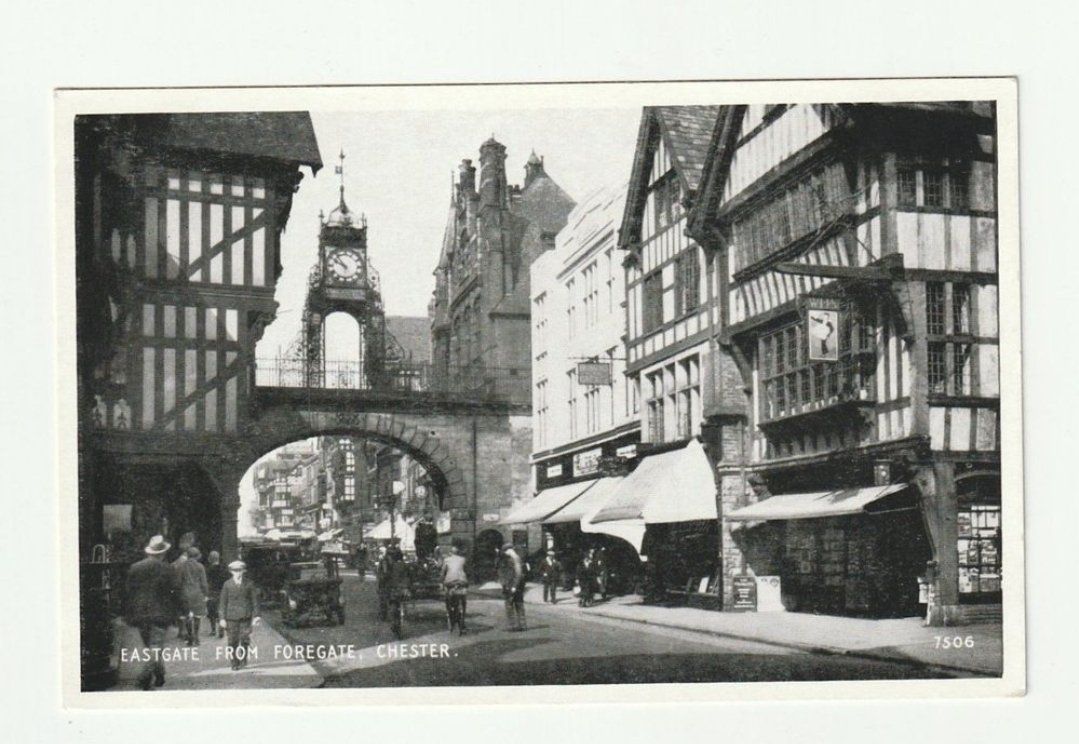 Cartoline postali: Alte Postkarte Eastgate from Foregate, Chester – Nuovo (secondo la descrizione) da St. Gallen venduto da Ricardo_Deals
