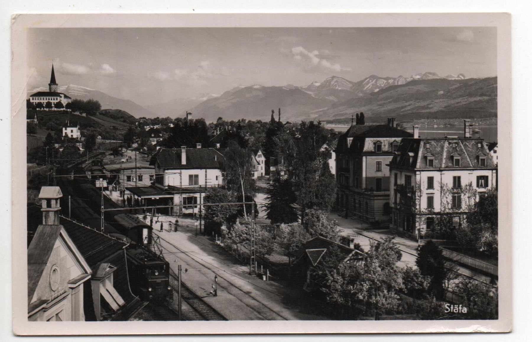 Cartes postales: STÄFA Bahnhofquartier Bahn – D'occasion à Jona par philajona