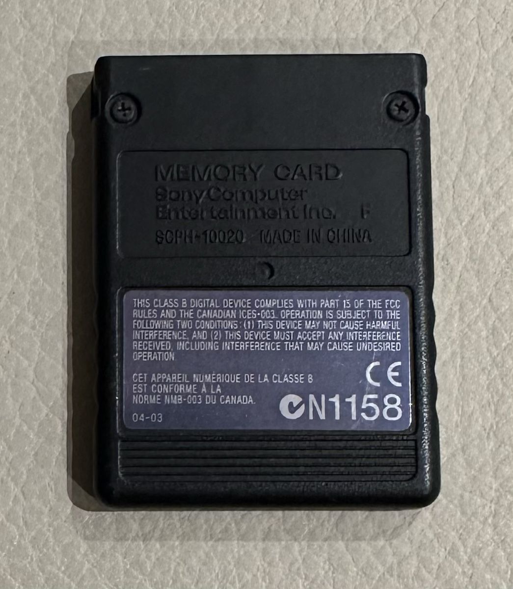 Sony Memory Units & Memory Cards: Memory Card für Sony PlayStation 2 PS2  – Gebraucht aus Kestenholz von Dickies09 1