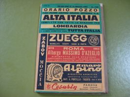 Orario Pozzo Lombardia 1963