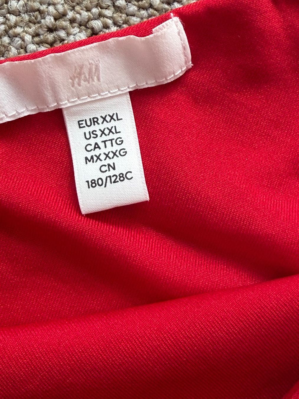 H&M Vestiti: Kleid One-Shoulder rot /Gr.XXL – Usato da Zermatt venduto da cacador 3