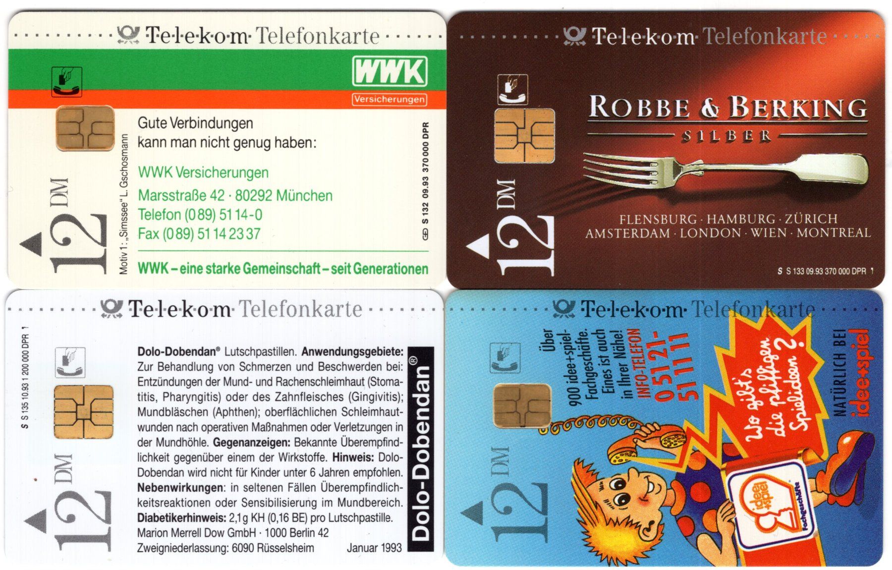 Schede telefoniche: 4 volle Deutsche Telefonkarten der S-Serie – Nuovo (secondo la descrizione) da Eglisau venduto da Chperfins 1