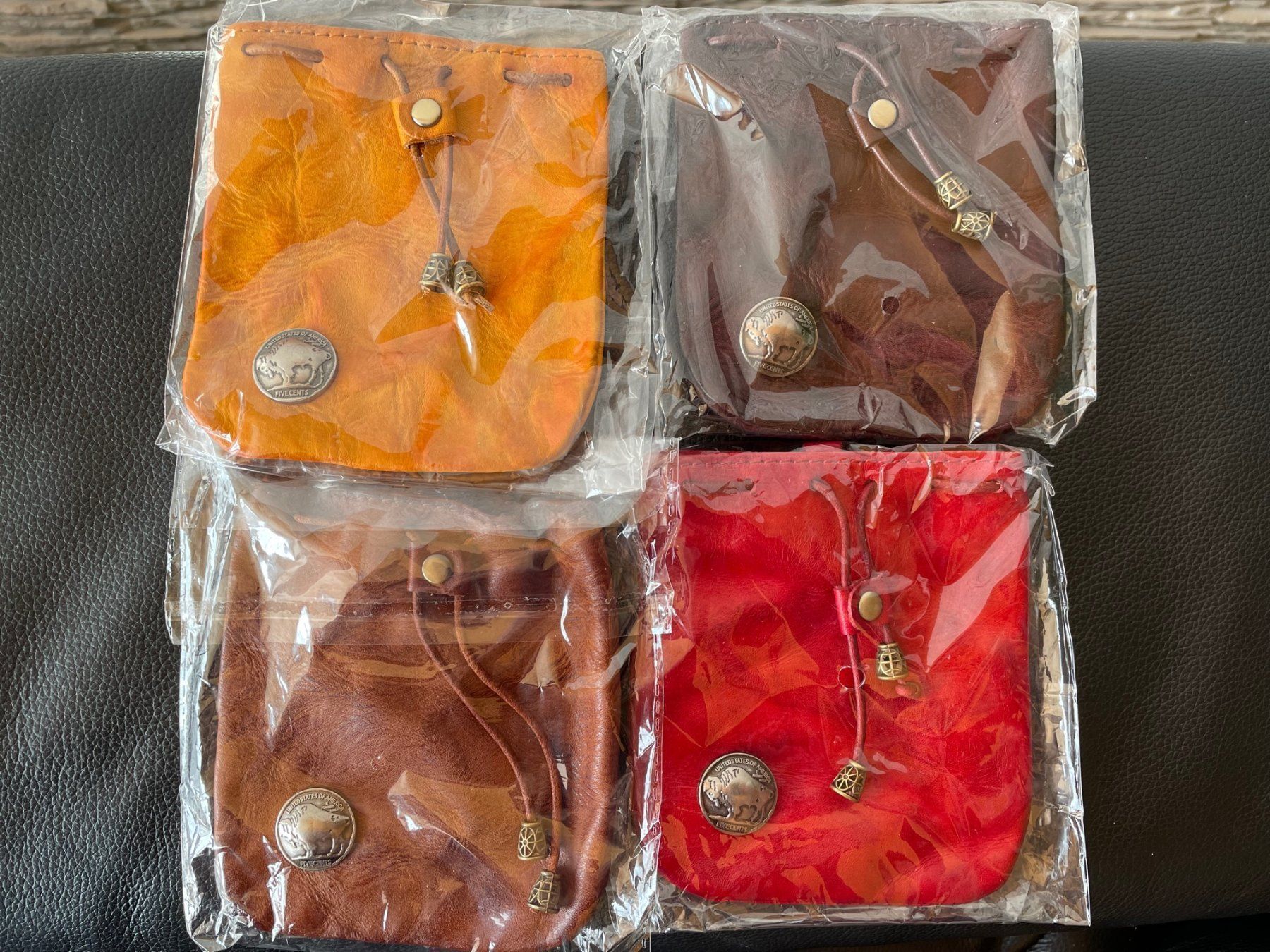 Brieftaschen: Schöner Echtlederbeutel / Portemonnaie – Neu und originalverpackt aus Arbon von Helmuth 8