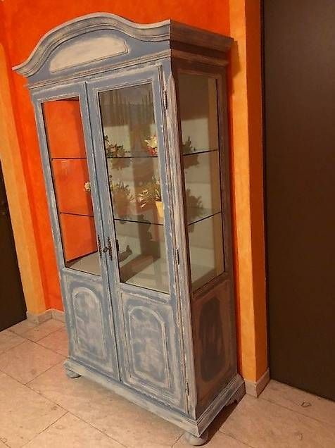 Vitrinen: Vitrine / Glasvitrine aus Vollholz – Gebraucht aus Schleitheim von Oivica 1