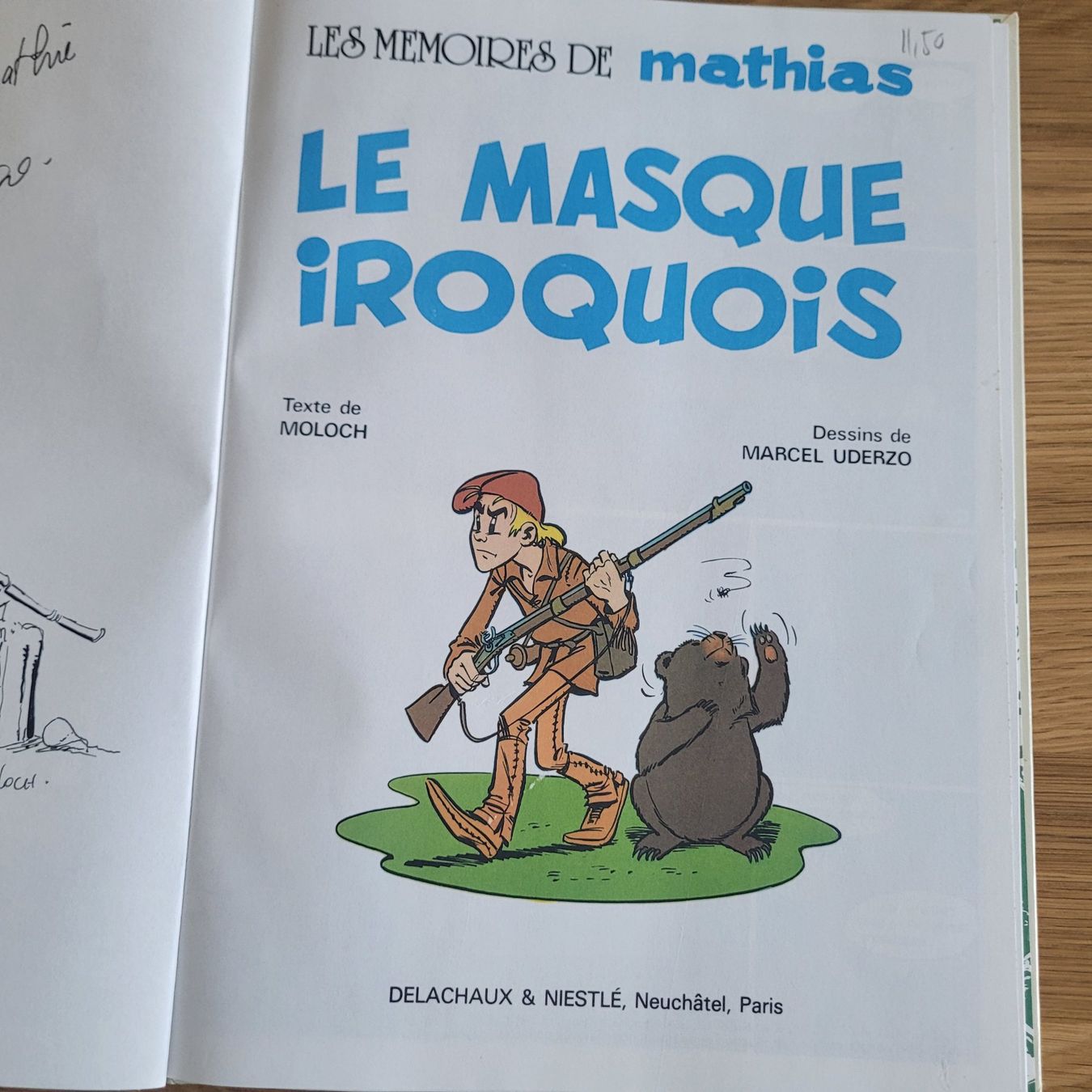 Fumetti: BD EO Cotée Dédicace Les Mémoires De Mathias 2. Le Masque – Usato da Biel/Bienne venduto da Destockweb 3