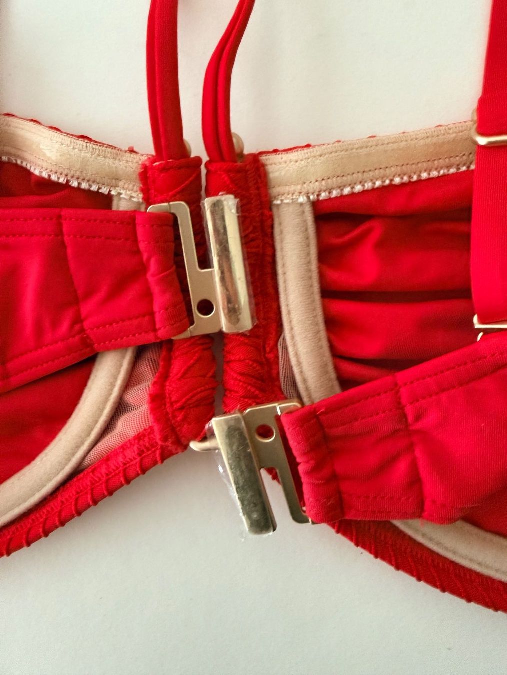 Beldona Costumi da bagno & Bikini: BELDONA, Bikini-Oberteil, Grösse 38E, Farbe Rot – Nuovo e nell'imballaggio originale da Rudolfstetten venduto da gst_g7xl 4