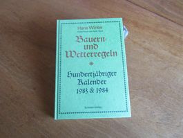 Bauern- und Wetterregeln - Kalender 1983 & 1984      (Nr.90)