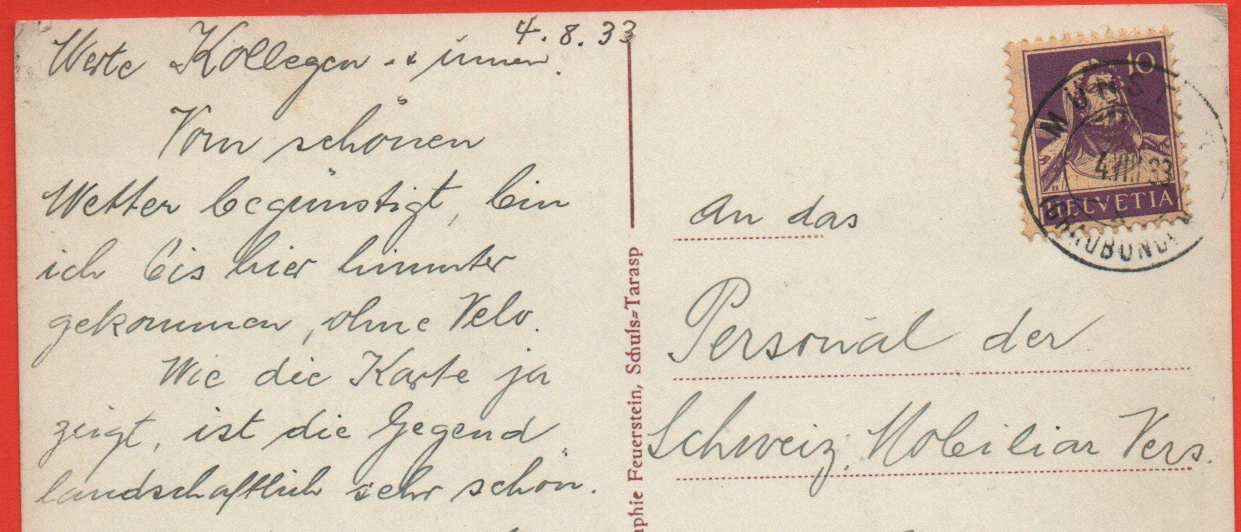 Ansichtskarten: MÜNSTER (Münsterthal) – Gebraucht aus Jona von philajona 1