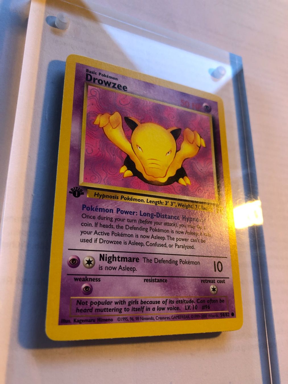 Cartes à collectionner: Drowzee 1st Team Rocket - MINT - ab 1.- – D'occasion à Giubiasco par dan_pr8b 1