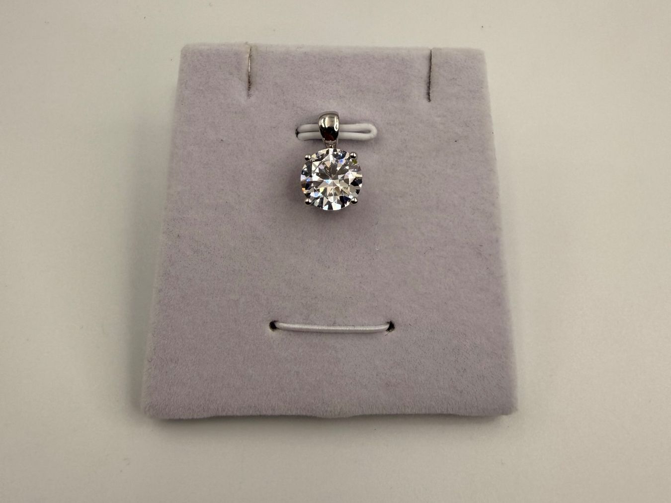 Ciondoli: Solitaire Anhänger Silber 925 Zirkonia – Nuovo e nell'imballaggio originale da Zug venduto da gold.schmuck