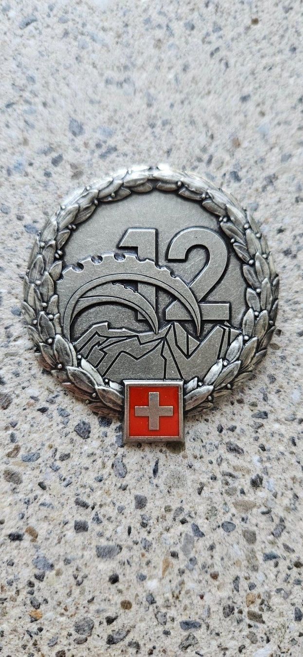 Schweizer Armee Placchette & Badge: *** Beretemblem *** – Usato da Riedholz venduto da fr_sIruP