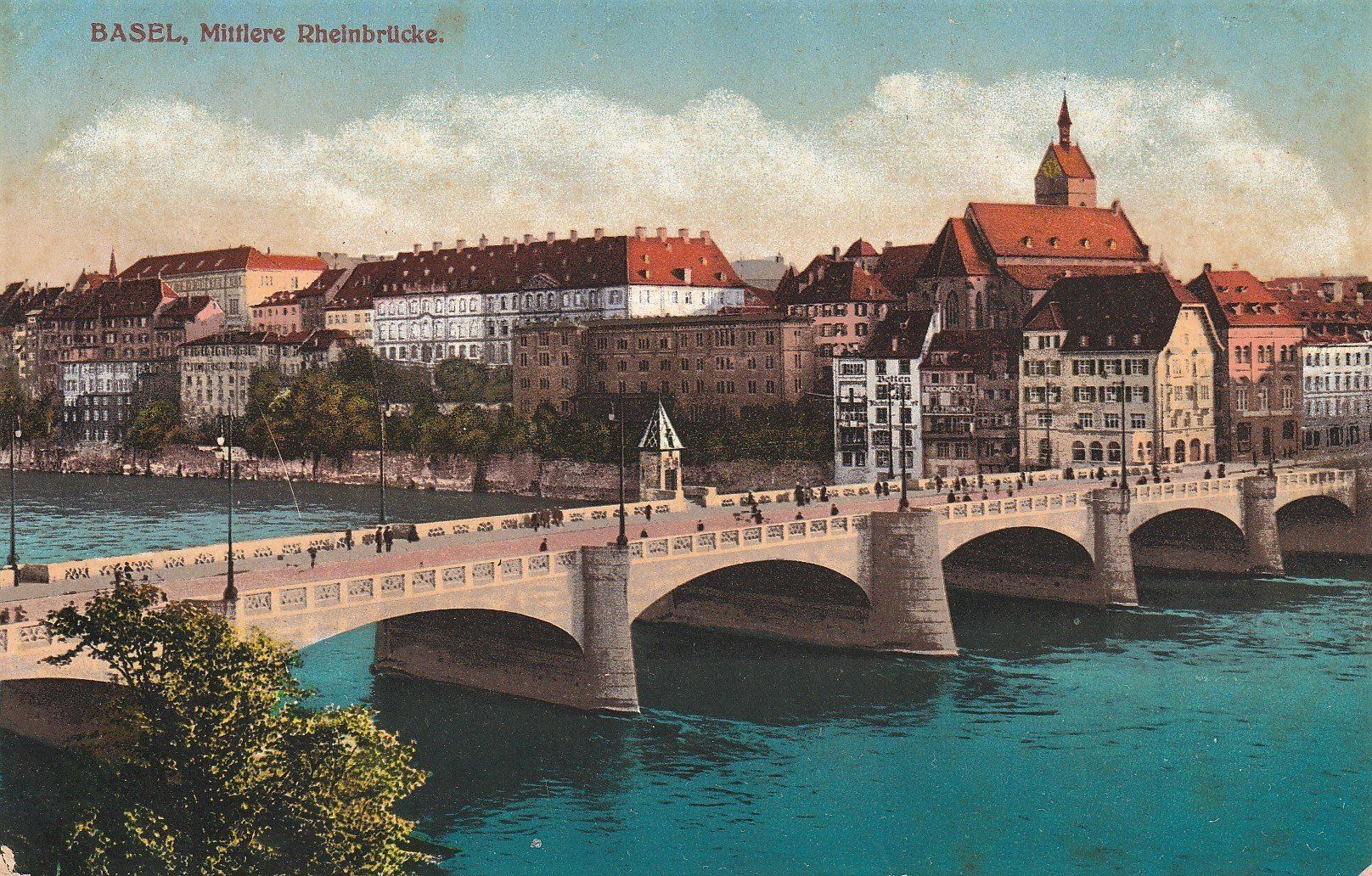Cartoline postali: AK Basel gelaufen – Usato da Fribourg venduto da schnalla92