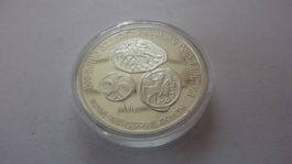 Silbermünze aus Russland : 3 Rubel 500 J. Zentralstaat 1989