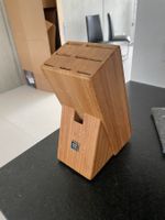 Messerblock Zwilling, Holz hell, gebrauchter Zustand