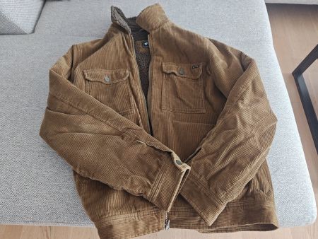 Billabong Cord-Jacke mit Sherpa-Futter, braun, Herren Gr. L