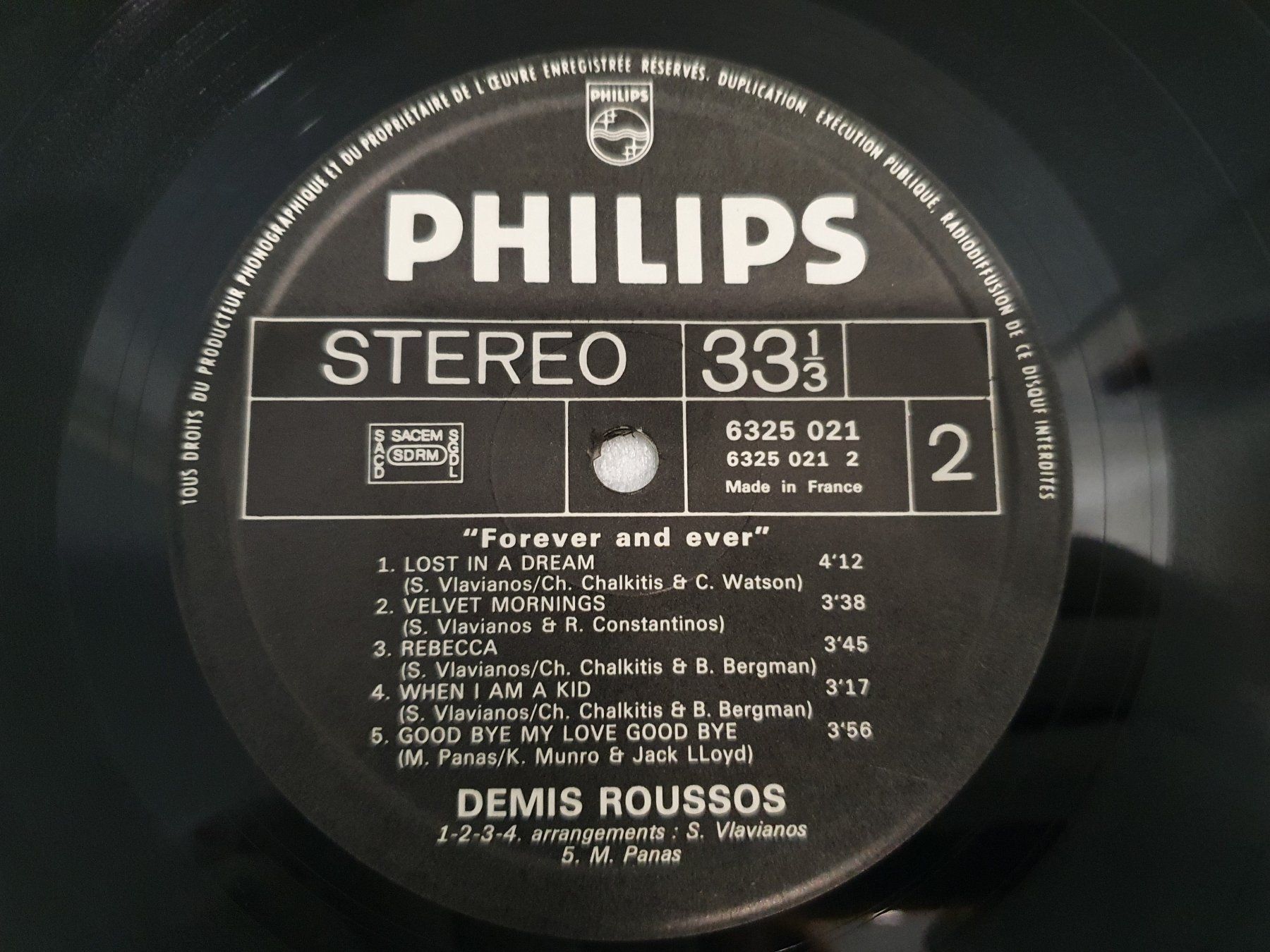 Dischi in vinile: Démis Roussos – Forever And Ever – Usato da Uster venduto da Vinyl-Leidenschaft 7