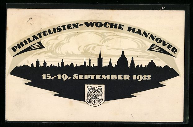 Ganzsachen: Hannover, Philatelisten-Woche 1922, Stad – Gebraucht aus Berlin von bartko-reher