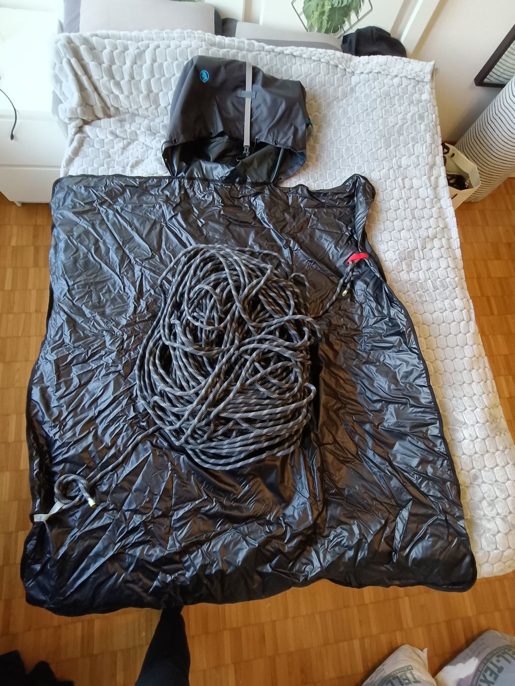 Edelrid Attrezzatura da arrampicata: Edelrid Statikseil (Kletterseil) mit Rucksack – Nuovo (secondo la descrizione) da Zürich venduto da Xenox_ng 2