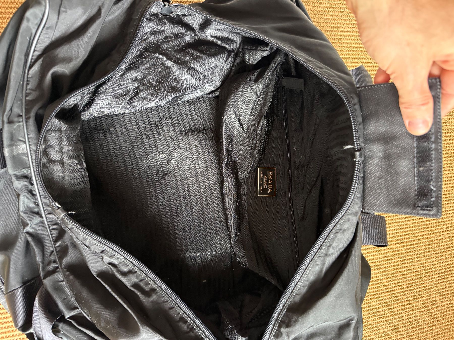 Prada Borse: Prada Reisetasche Nylon schwarz – Usato da Zürich venduto da Ralph12345 6