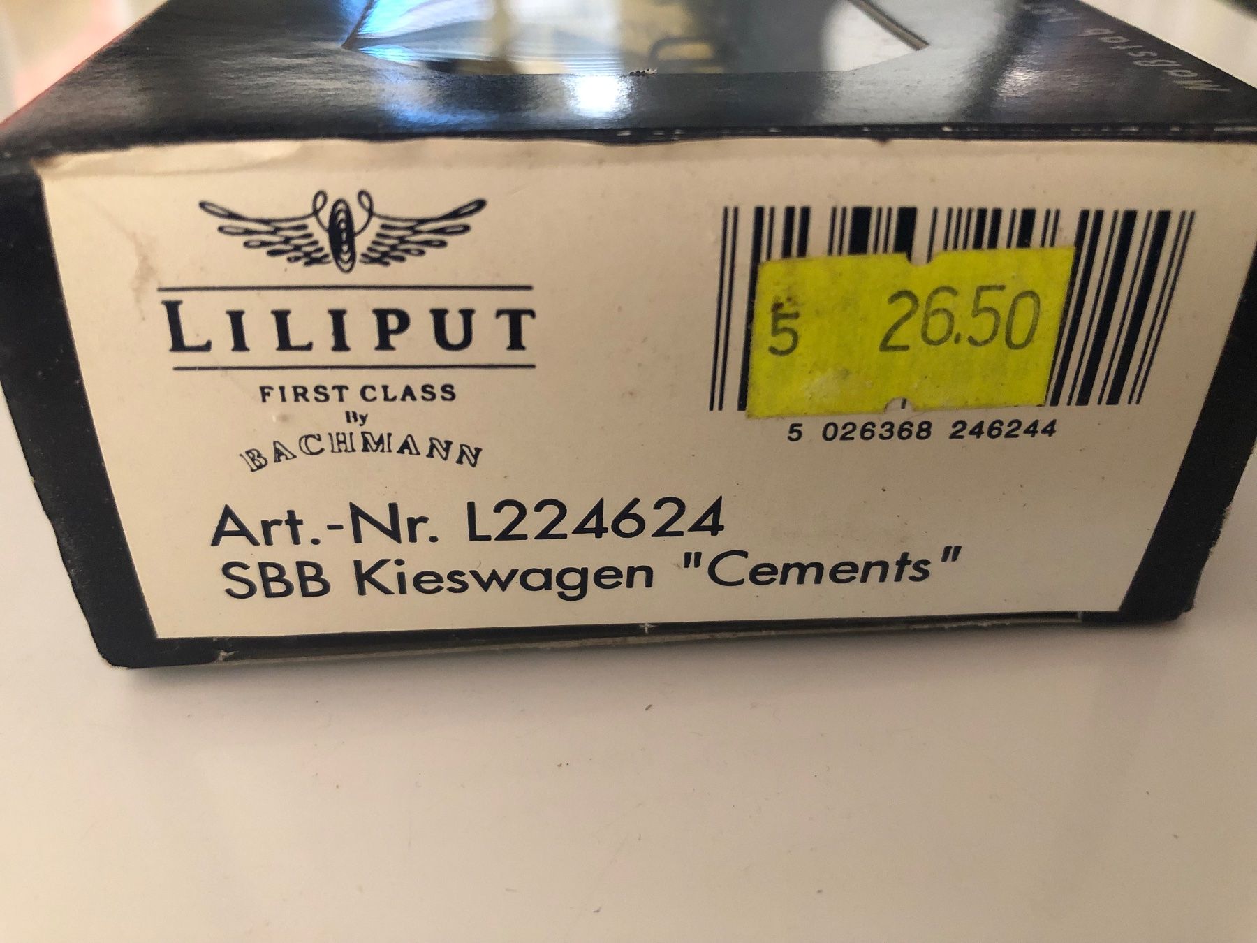 Liliput Modellini di ferrovie: Liliput L224624 SBB Cenemts NEU – Nuovo e nell'imballaggio originale da Ostermundigen venduto da Garmin03 2