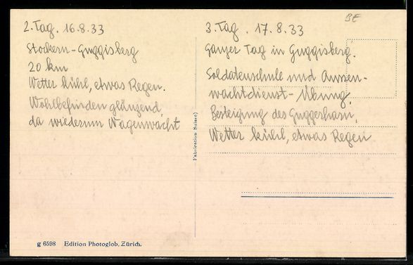 Cartoline postali: AK Guggisberg, Mit Guggershorn – Usato da Berlin venduto da bartko-reher 1