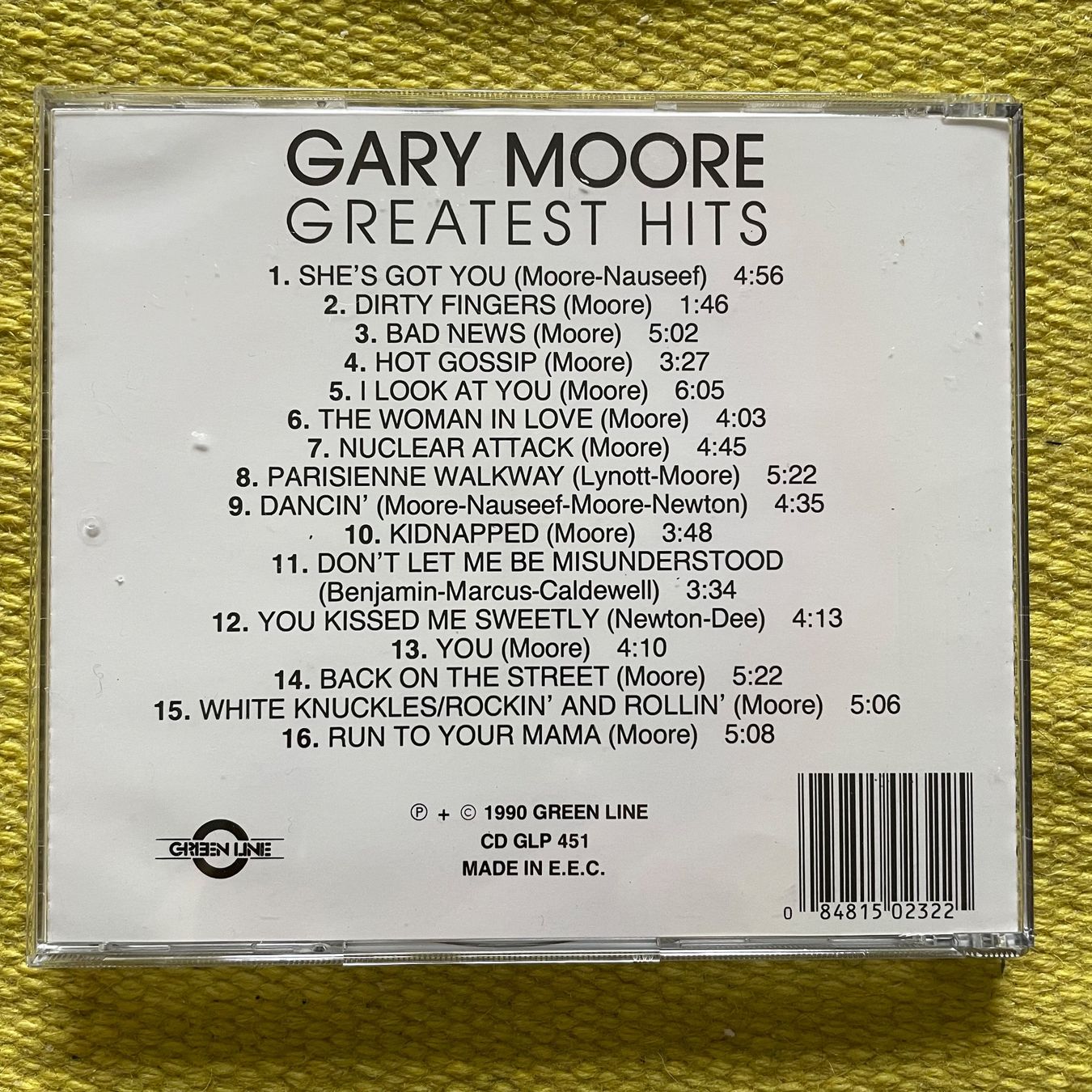 CD: GARY MOORE-GREATEST HITS – Usato da Rorschacherberg venduto da CD-Roli 1