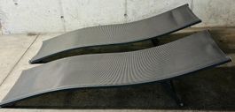 2 x Garten Liegestuhl, Sonnenliege, Top Zustand, Grau