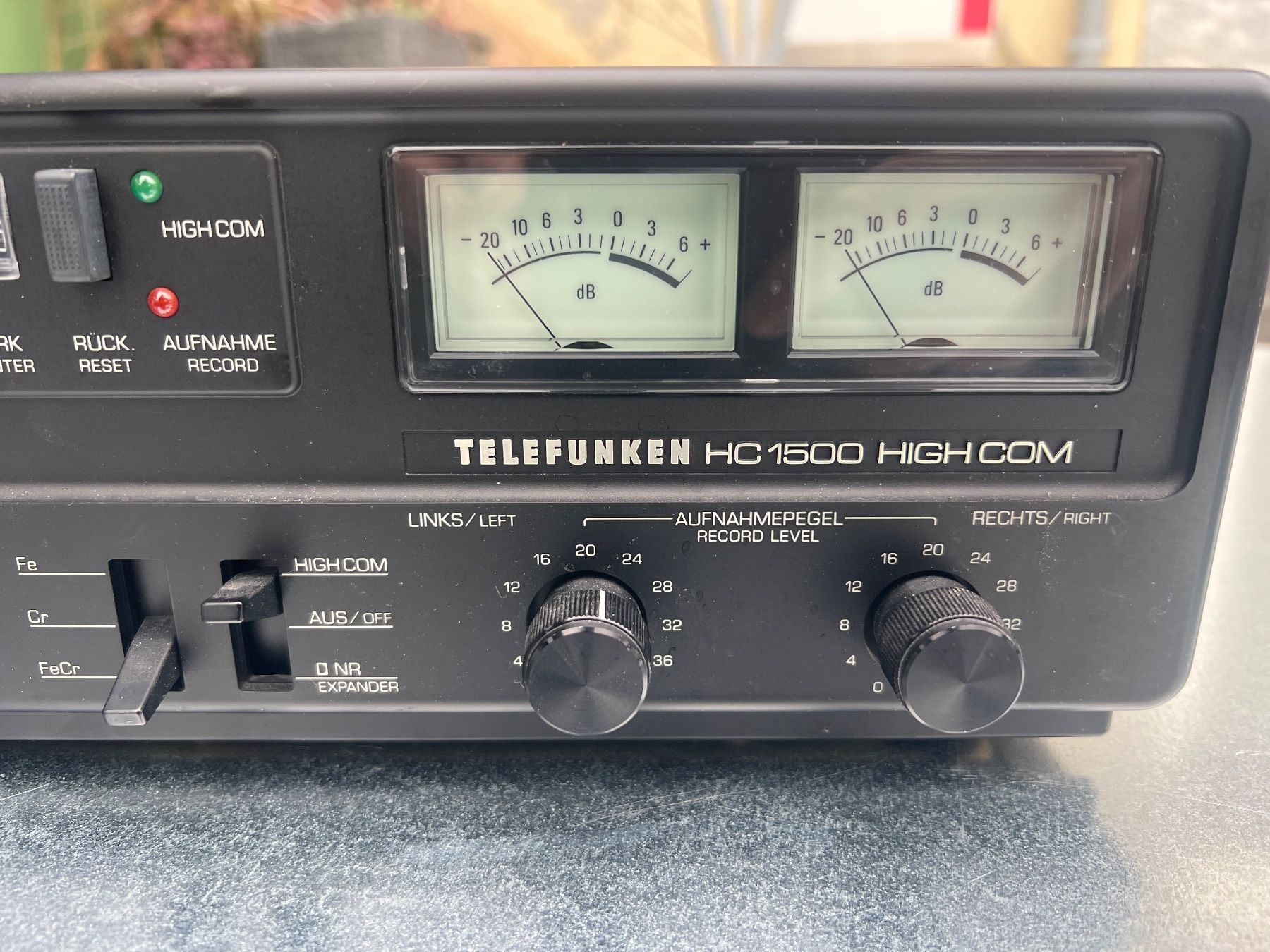 Telefunken Aufnahmegeräte: Telefunken HC 1500 High Com 1978 Kassettendeck – Gebraucht aus Egg b. Zürich von SwissTradingAgency 1