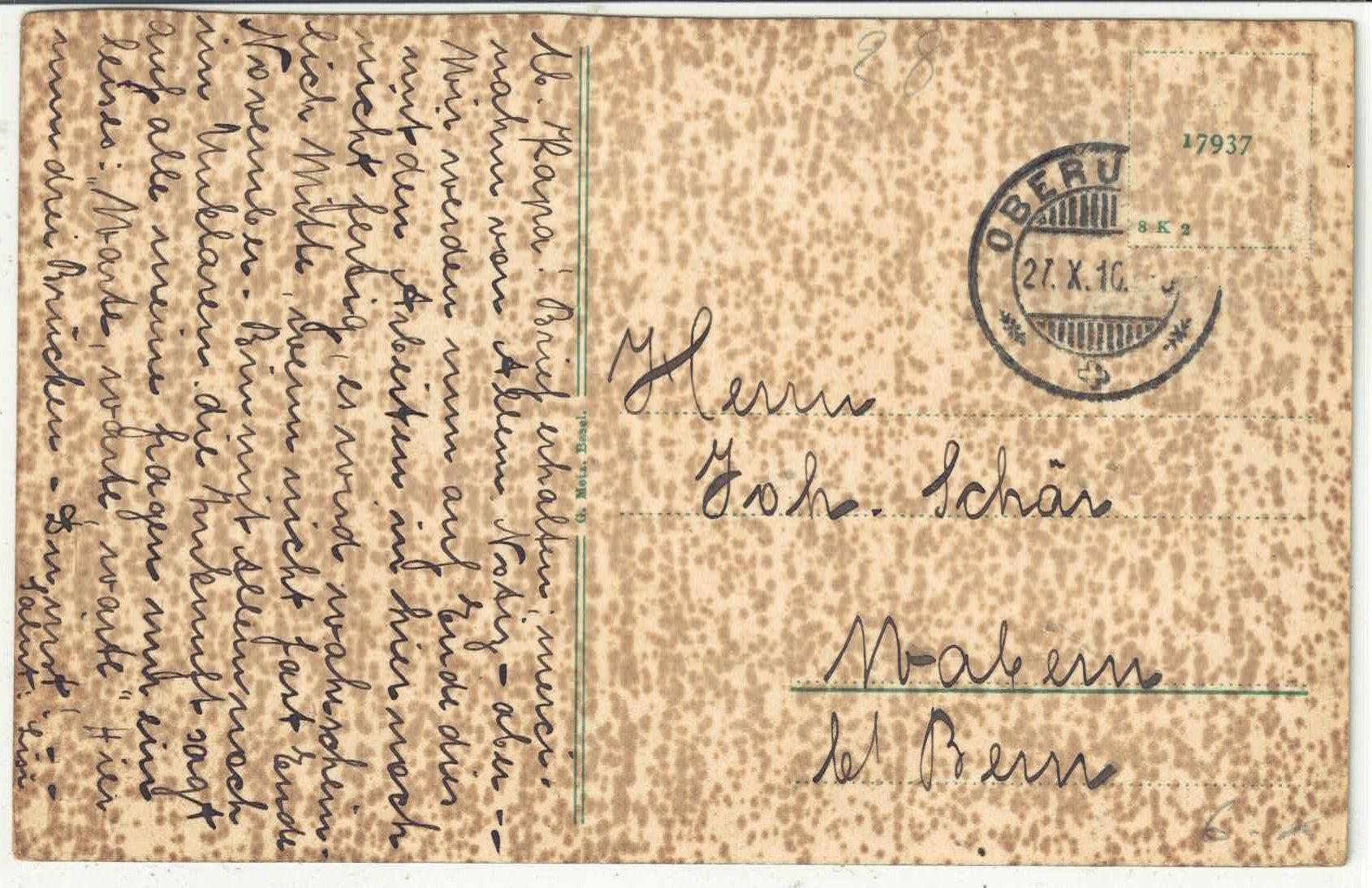 Cartoline postali: Die  Sitter-Viadukte mit Säntis - Litho – Usato da Ettingen venduto da Kartenplanet 1