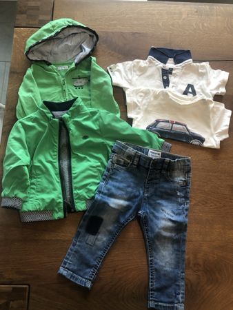 Boys' Clothes Bundle: Mayoral Jeans, Shirts, Jacket - 6-9m