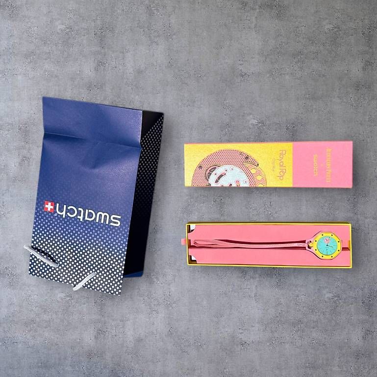 Orologi: Swatch X AP pop rose  – Usato da Suen (St-Martin) venduto da kim_5vjt 2