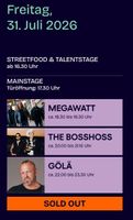 2 Tickets 31. Juli 2026 Stars in Town in Schaffhausen,ab 1.-