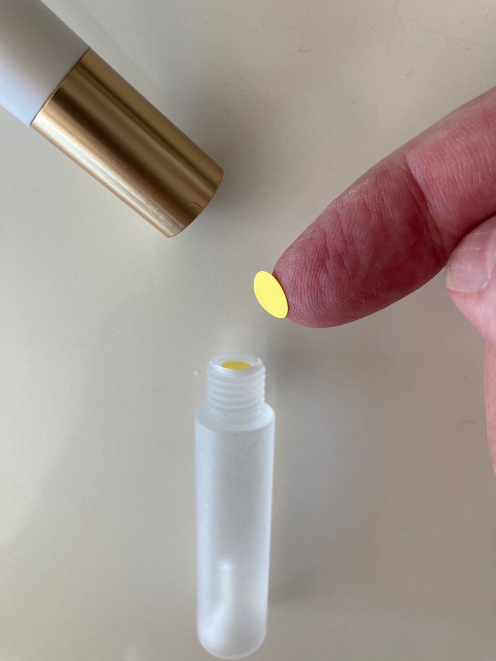 Lampade: Akku Tischleuchte Kerze gold mit Sensor – Nuovo e nell'imballaggio originale da Wallisellen venduto da kingschair 1