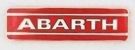 Abarth Logo Metall Metallschild  ca. 75x20mm selbstklebend