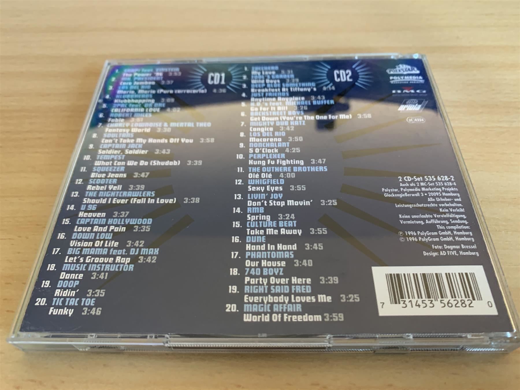 CD: Various – Just The Best Vol. 8 - 2 CD – Usato da Rikon im Tösstal venduto da Alpenmutz 1