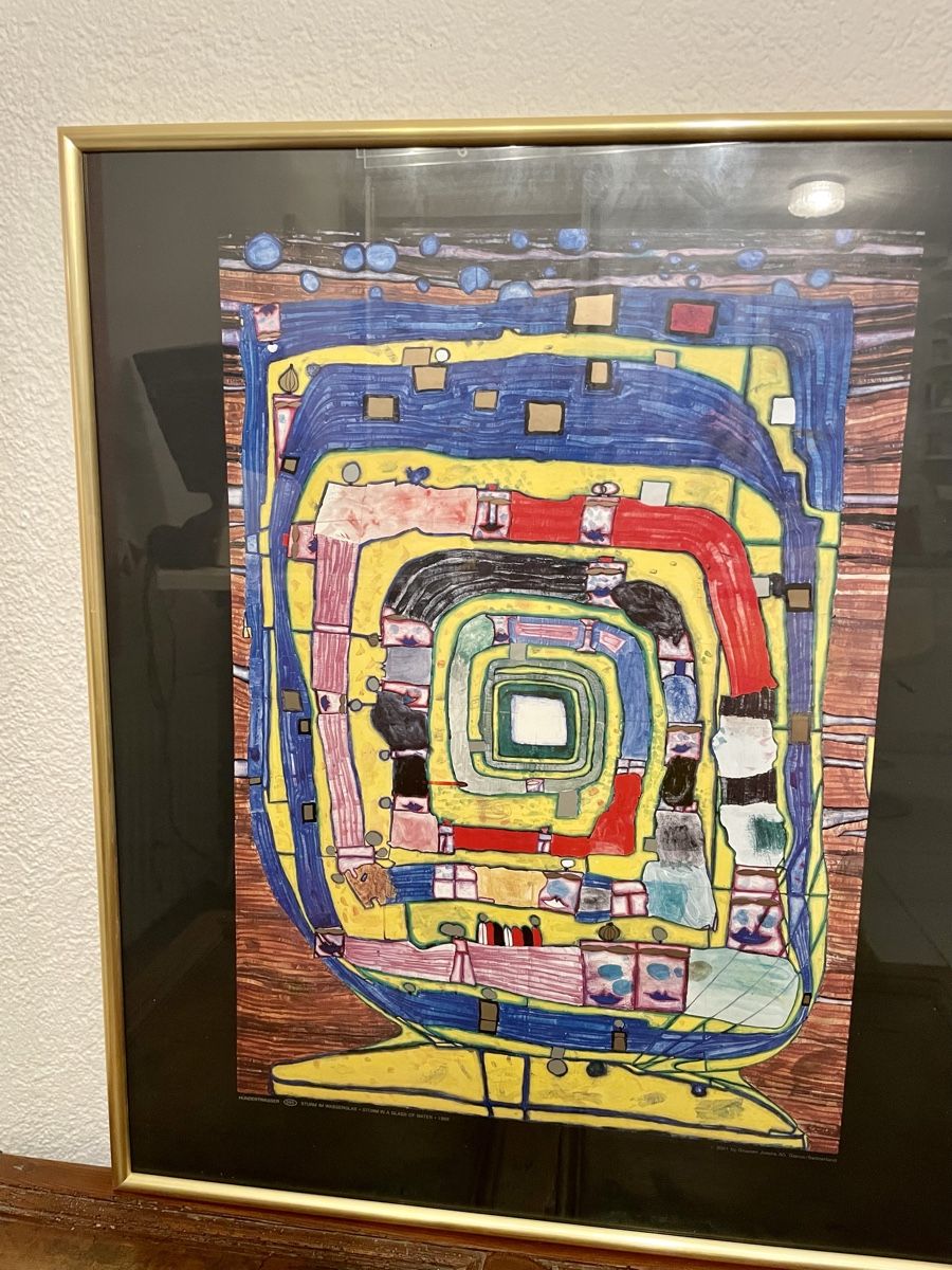 Foto & Immagini: 5 Hundertwasser-Kunstdrucke, gerahmt - Set – Usato da Wallisellen venduto da Raspberrypi 2