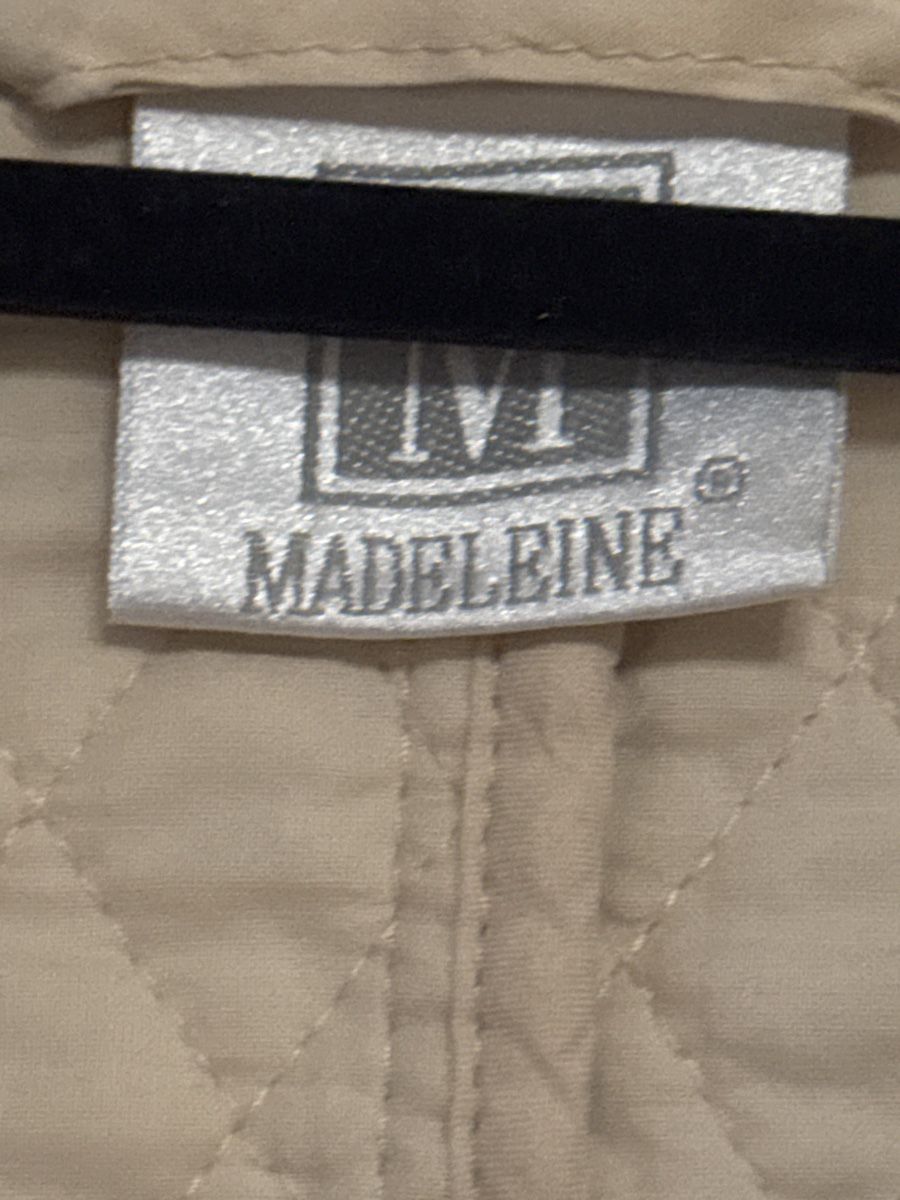 Madeleine Jacken: Madeline Übergangsjacke Gr. 36 beige kariert – Gebraucht aus St. Gallen von StyleAndMore23 1