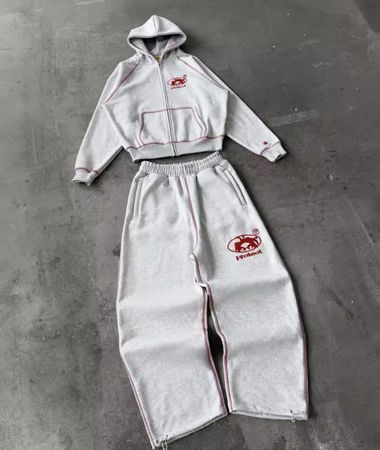 Ensemble Protect sweat zippé et pantalon gris taille S