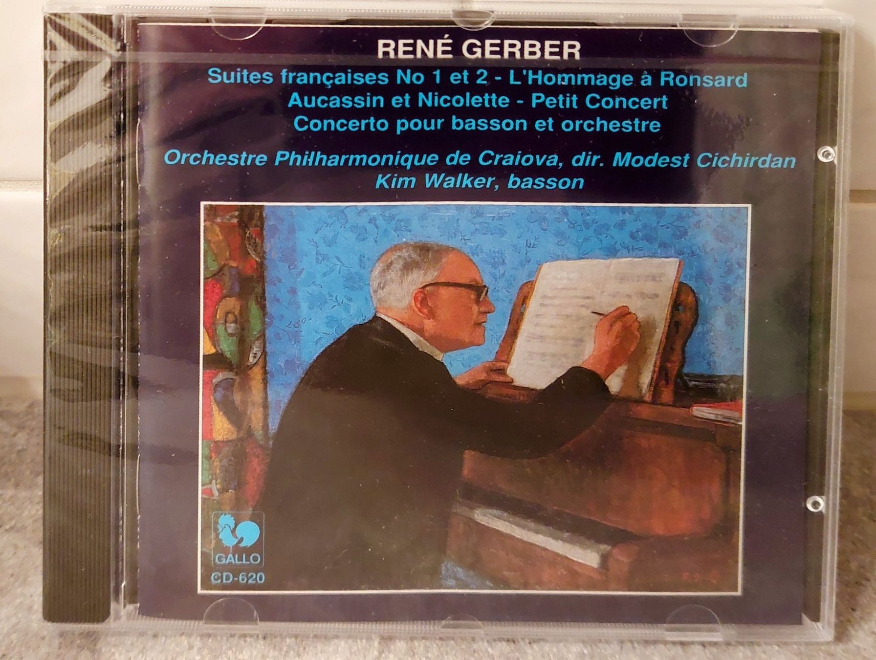 CDs: CD René GERBER - Orchestre Philharmonique de Craiova – Neu und originalverpackt aus Allmendingen b. BE von MMC-MuMeCo