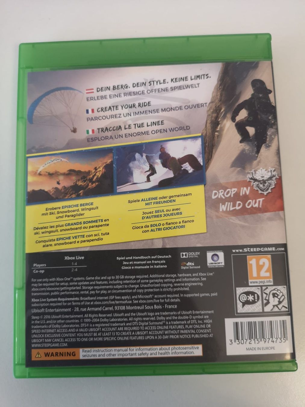 Giochi: Steep (Xbox One) – Usato da Herisau venduto da Seyashop_2 2