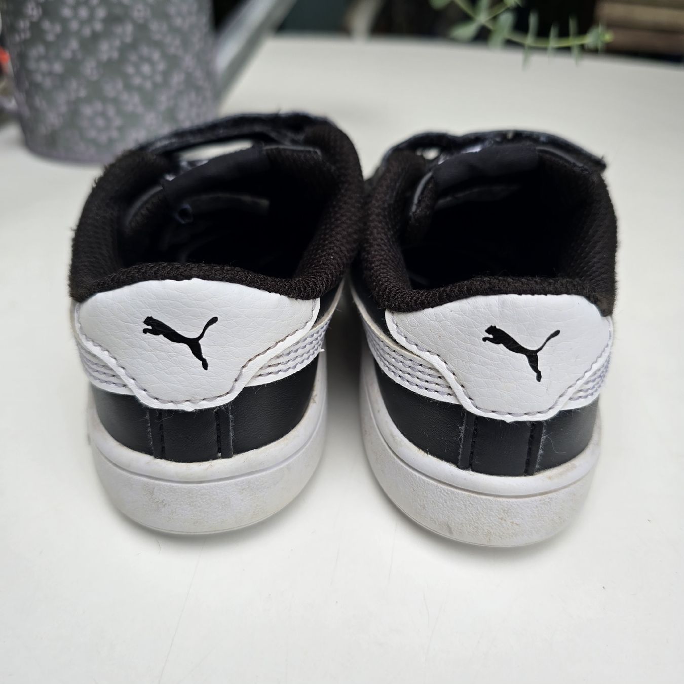 Puma Scarpe da uomo: Puma Smash V2 Hook-and-loop Trainers black Size 26 good cond – Usato da Hettlingen venduto da kar_fq5r 3