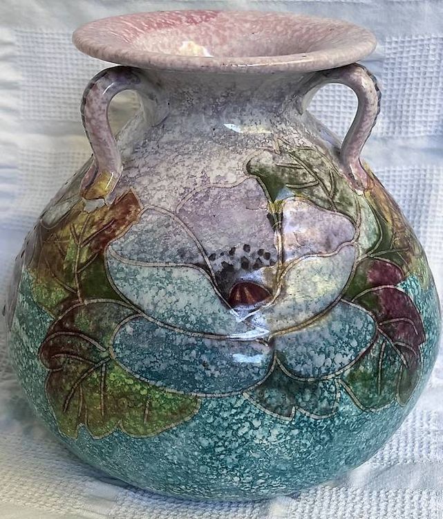 Keramikvase Im Bauernhaus-Stil – 22,9 Cm Breite Öffnung, Rustikale Terrakotta-Deko Für Wohnzimmer, Eingang & Mehr