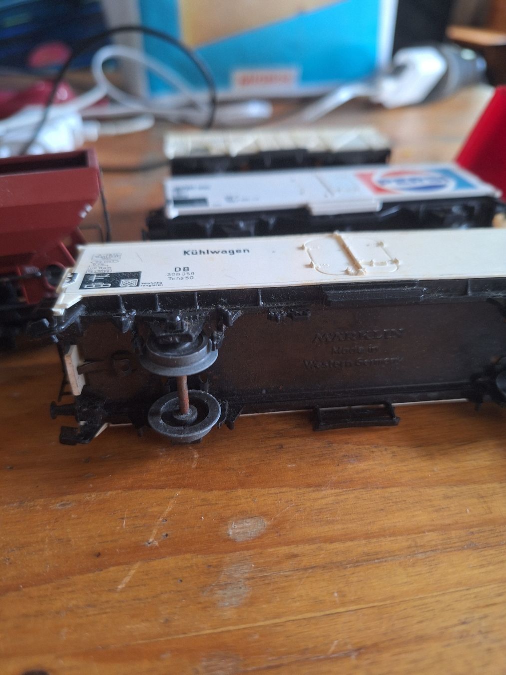 Märklin Modellini di ferrovie: Märklin Güterwagen – Usato da Heerbrugg venduto da Gjupi 4