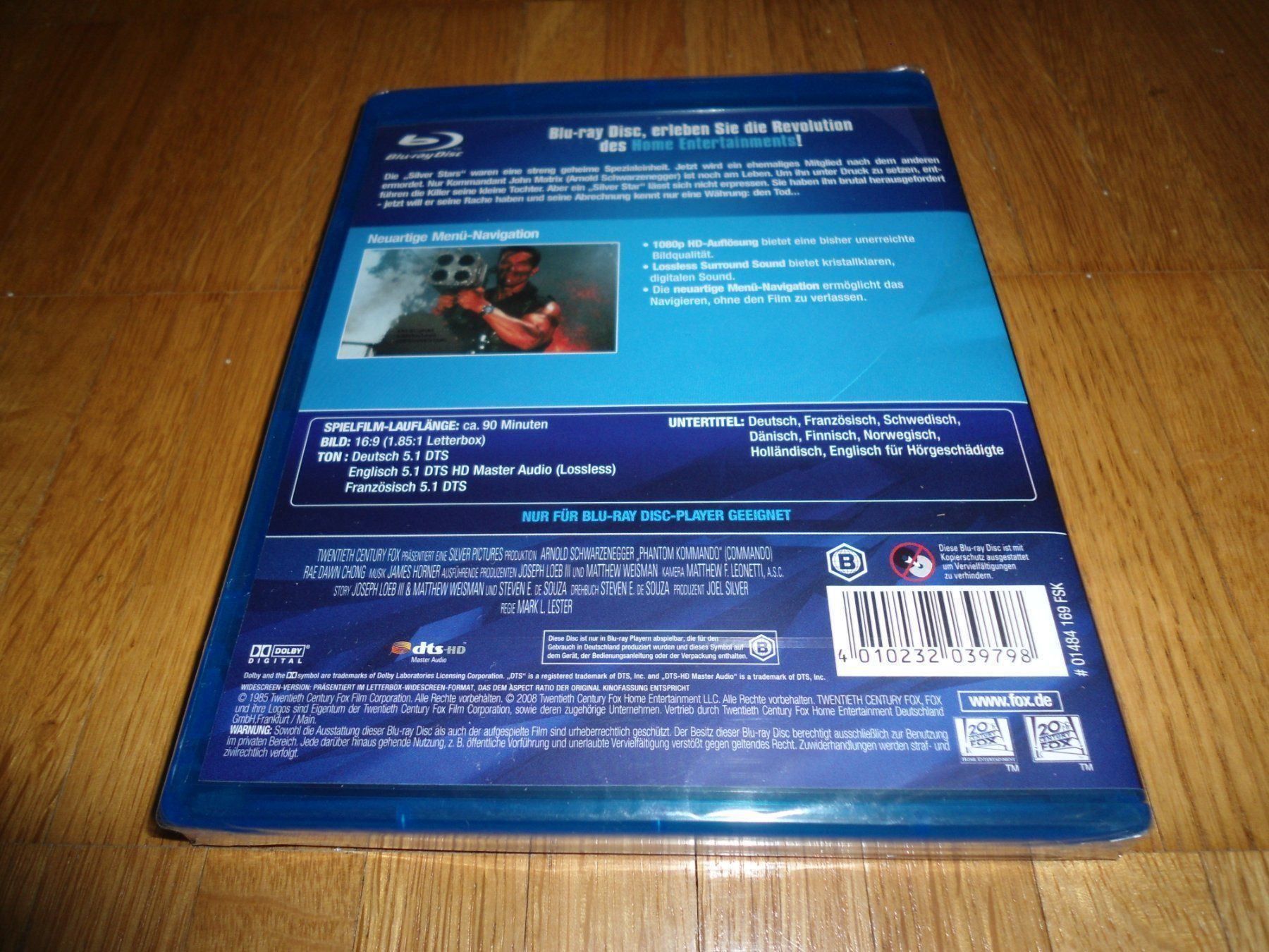 Alle DVDs: Phantom Kommando - BLU-RAY - UNCUT – Neu und originalverpackt aus Basel von havsok 1