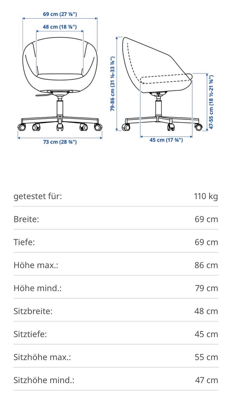 Ikea Sedie: IKEA Bürostuhl SKRUVSTA – Usato da Bremgarten b. Bern venduto da Murghy 4