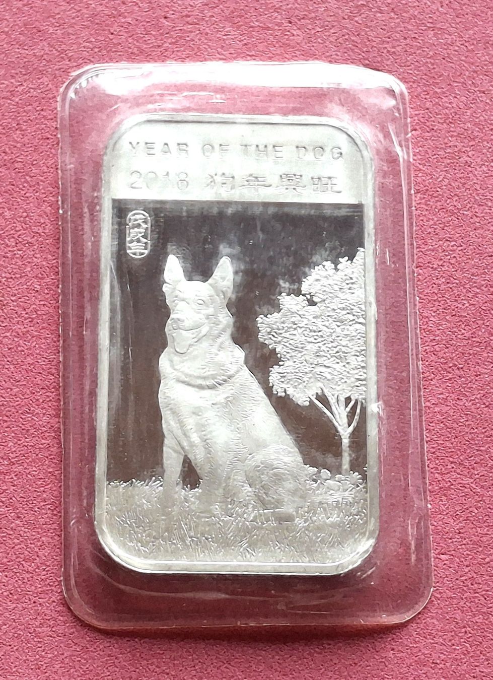 Metalli preziosi: DOG 2018 - 1 OZ FEINSILBER – Usato da Boniswil venduto da dpd4coins