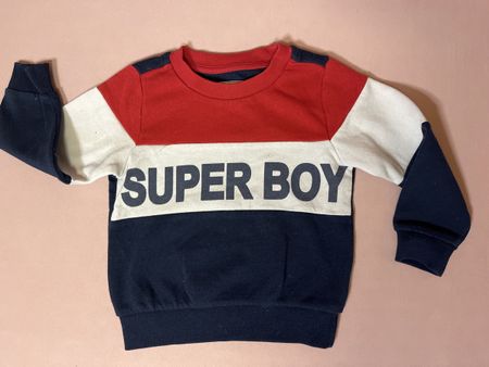 Sweatshirt "SUPER BOY" Gr. 92